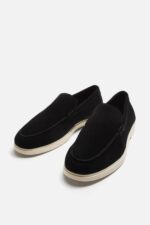 لوفر مردانه زارا CASUAL LEATHER LOAFERS