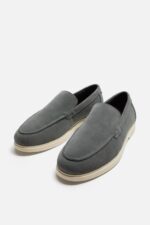 لوفر مردانه زارا CASUAL LEATHER LOAFERS