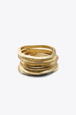 دستبند زنانه زارا PACK OF ELASTICATED METAL BRACELETS