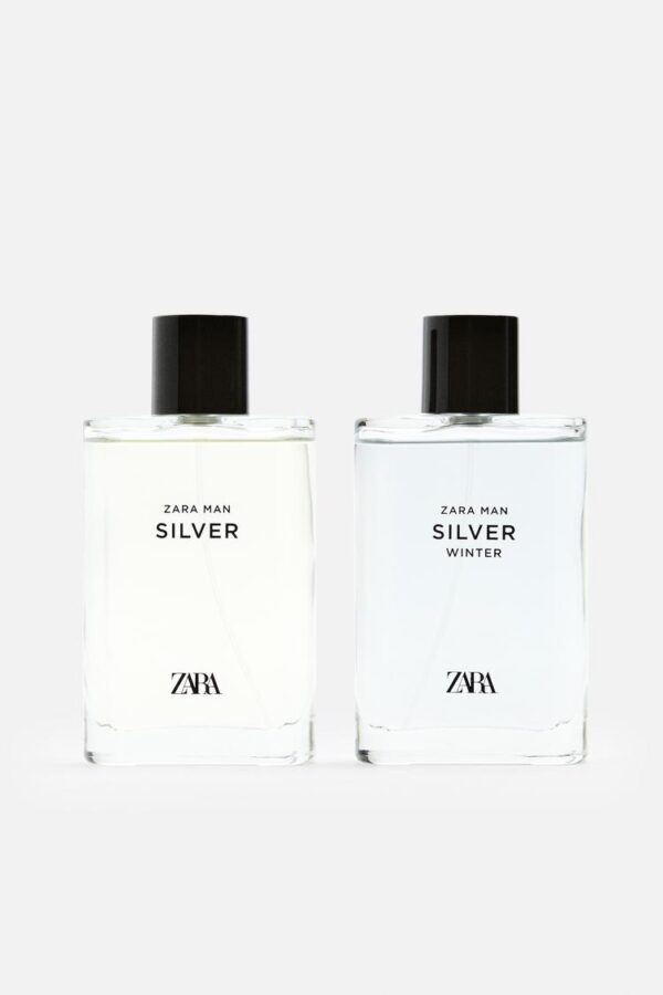 پک دوتایی مردانه زارا MAN SILVER + SILVER WINTER 90ml