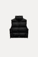 پافر زنانه زارا WATER-REPELLENT WINDPROOF PUFFER GILET