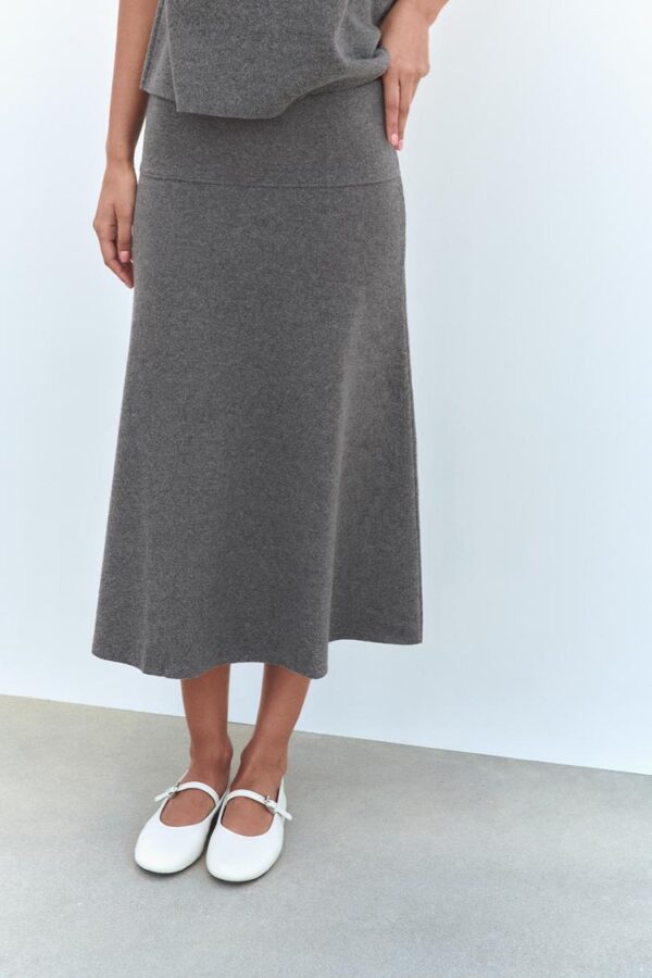 دامن زنانه زارا SOFT VOLUMINOUS MIDI SKIRT