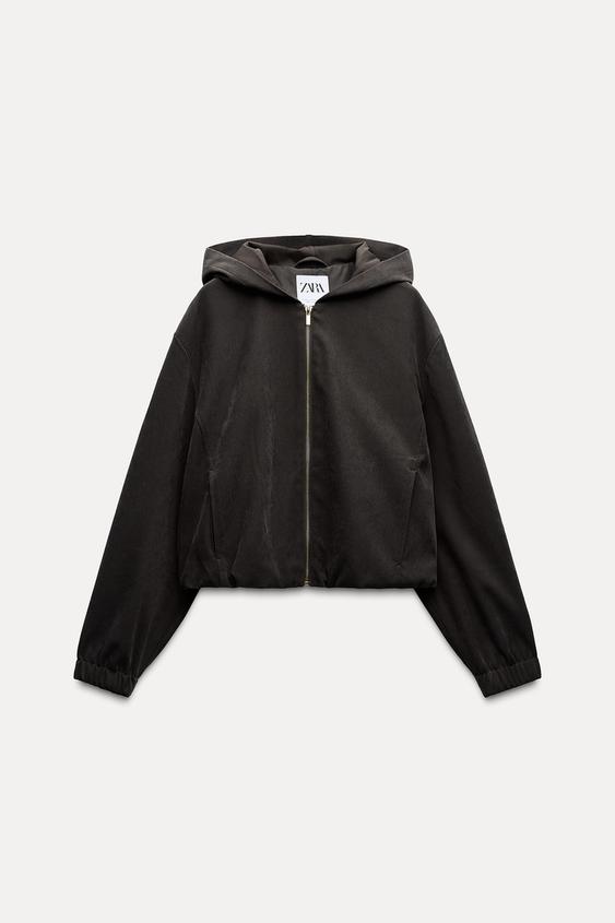 سویشرت زنانه زارا BOMBER JACKET