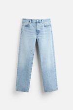 شلوار جین مردانه زارا STRAIGHT-LEG ANKLE JEANS