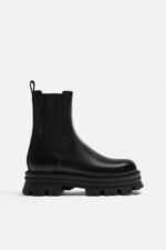 نیمبوت مردانه زارا CHUNKY CHELSEA BOOTS