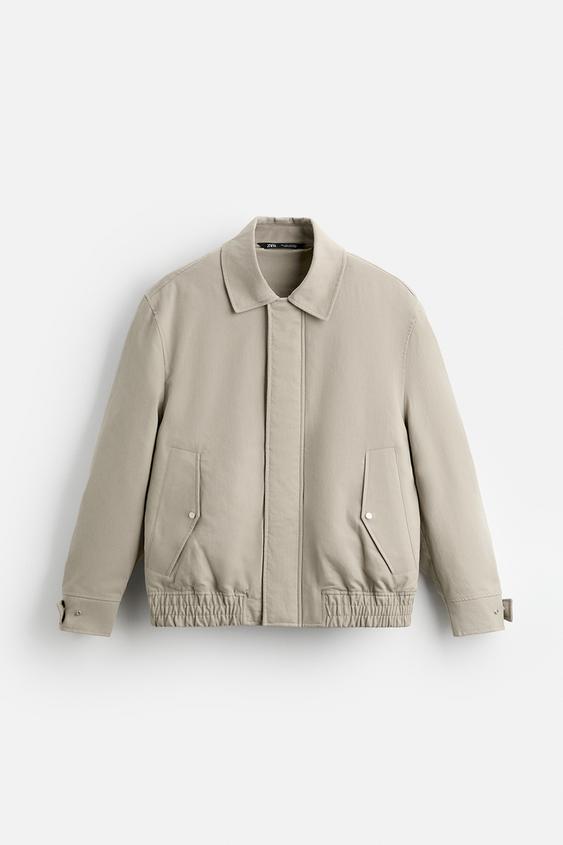 کاپشن مردانه زارا COTTON BOMBER JACKET