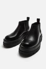 نیمبوت مردانه زارا CHUNKY CHELSEA BOOTS