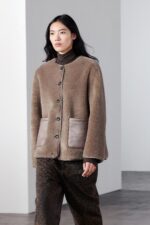 کت زنانه زارا FAUX SHEARLING JACKET