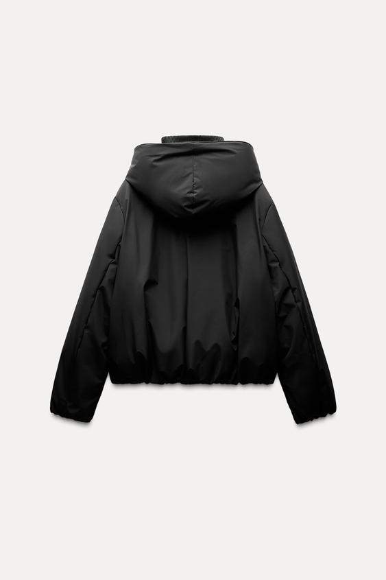 کاپشن زنانه زارا HOODED PUFFER JACKET