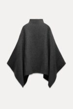 شنل بافت زنانه زارا ASYMMETRIC KNIT CAPE