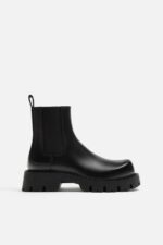 نیمبوت مردانه زارا CHUNKY CHELSEA BOOTS