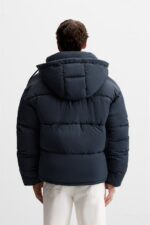 کاپشن پافر مردانه زارا HOODED PUFFER JACKET