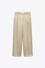 شلوار زنانه زارا WIDE-LEG TROUSERS