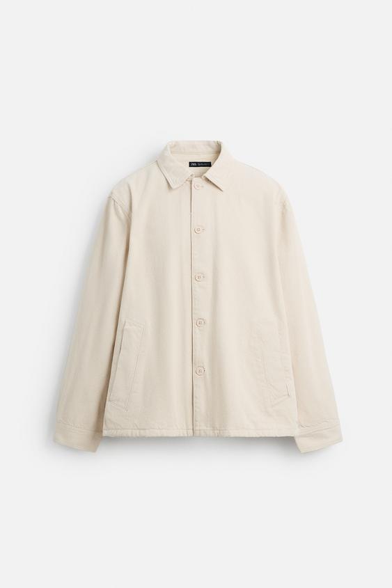 اورشرت مردانه زارا TEXTURED OVERSHIRT