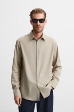 پیراهن مردانه زارا TEXTURED SHIRT