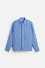 پیراهن راه راه مردانه زارا STRIPED FLOWING SHIRT