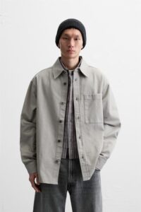 پیراهن مردانه زارا RELAXED FIT OVERSHIRT