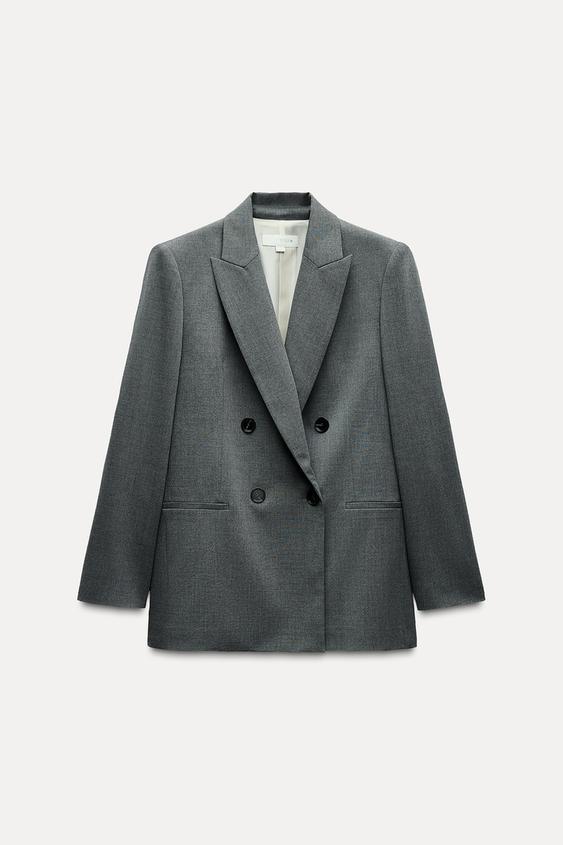 بلیزر زنانه زارا DOUBLE-BREASTED BLAZER