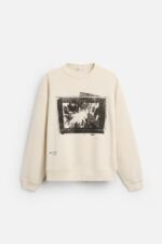 دورس مردانه زارا PHOTO PRINT SWEATSHIRT