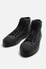 نیمبوت اسپورت مردانه زارا HIGH-TOP TRAINERS