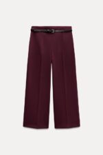 شلوار زنانه زارا BELTED CULOTTES