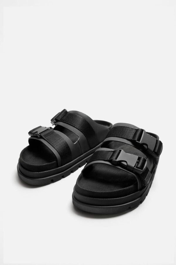 صندل مردانه زارا DOUBLE STRAP CHUNKY SANDALS