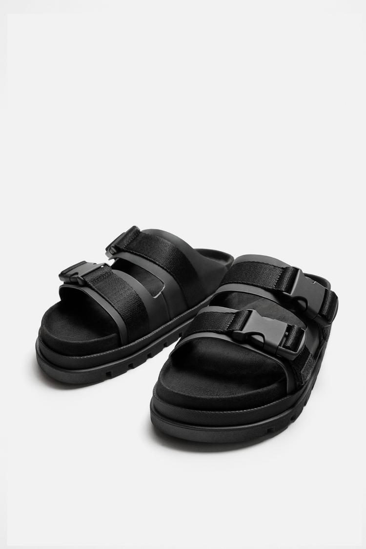 صندل مردانه زارا double strap chunky sandals