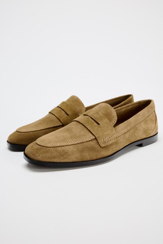 کفش زنانه زارا SUEDE LOAFERS