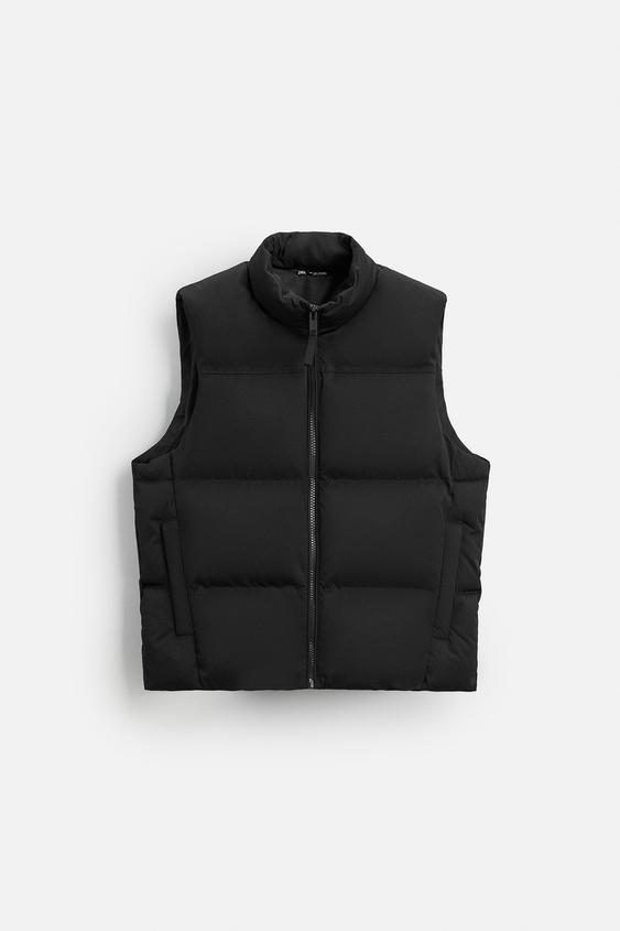 پافر بدون آستین مردانه زارا PUFFER GILET