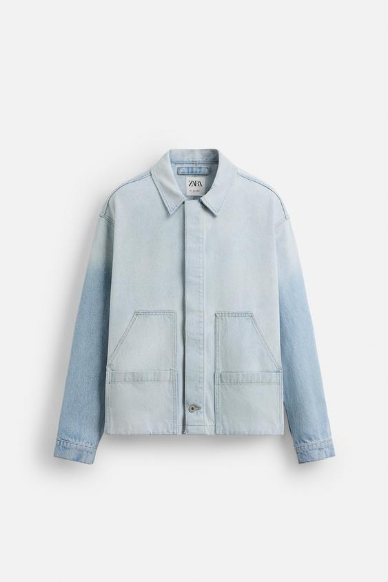 جکت جین مردانه زارا DENIM JACKET