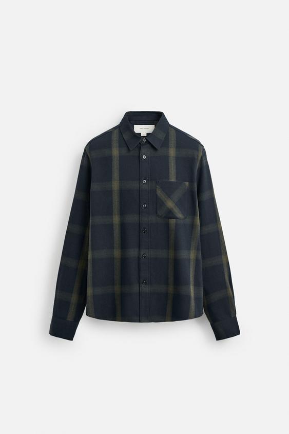 پیراهن مردانه زارا CHECK SHIRT