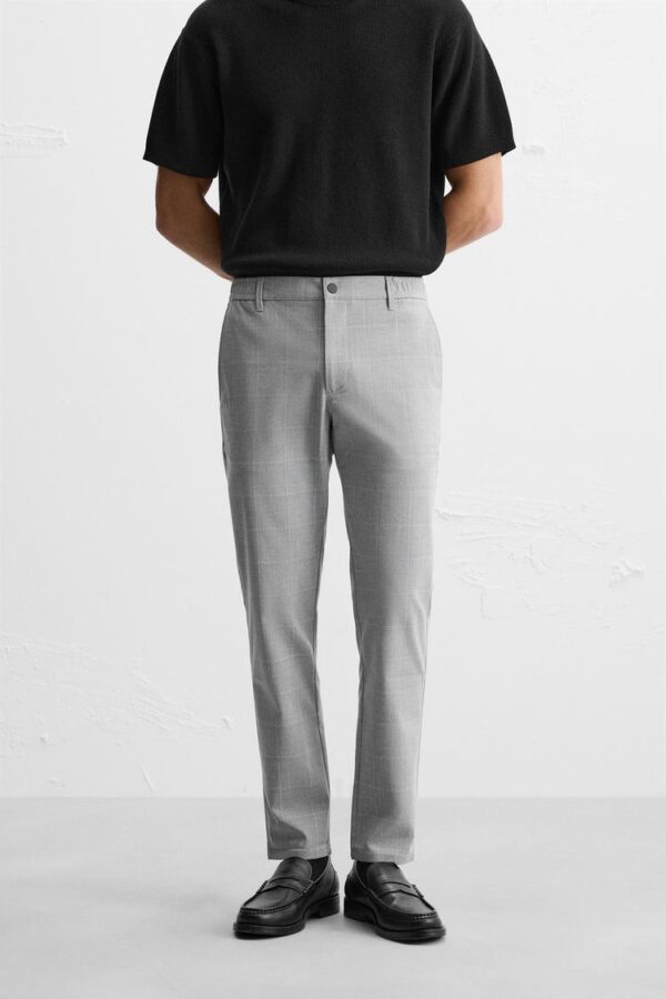 شلوار مردانه زارا SLIM FIT COMFORT TROUSERS