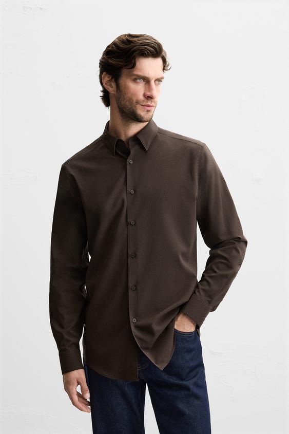 پیراهن مردانه زارا STRETCH SHIRT