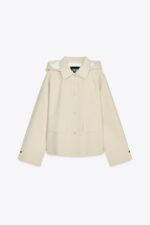 جک ضدآب زنانه زارا WATER-RESISTANT RUBBERISED JACKET