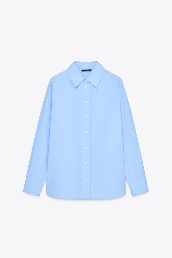 پیراهن زنانه زارا POPLIN SHIRT