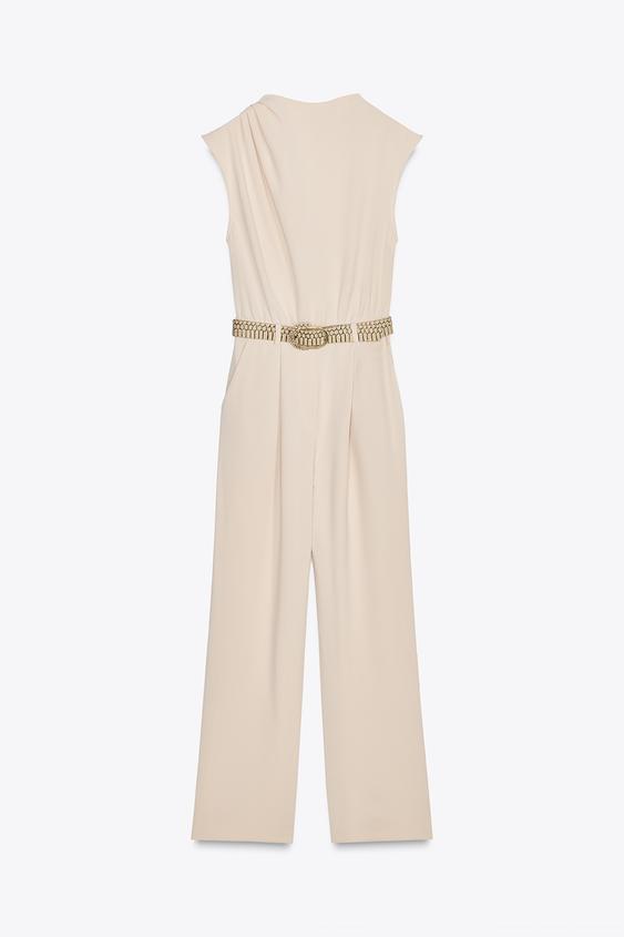 جامپسوت زنانه زارا JUMPSUIT WITH BELT