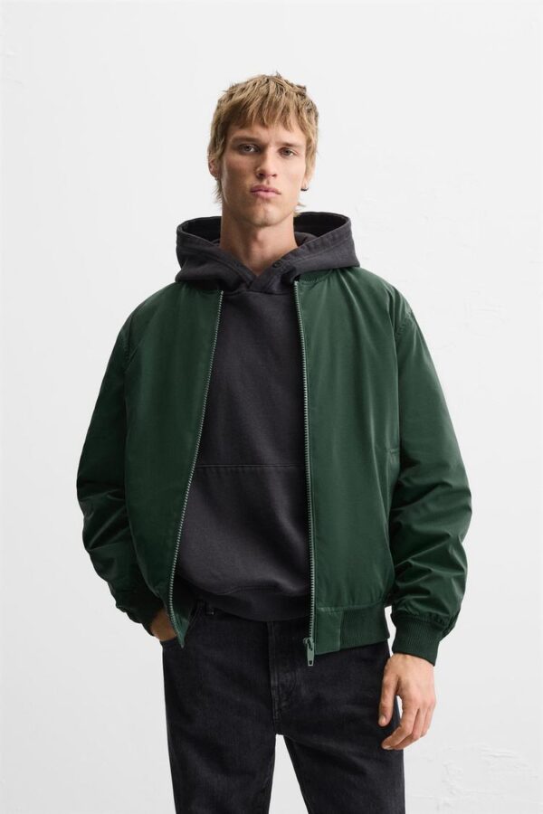 کاپشن مردانه زارا PADDED BOMBER JACKET