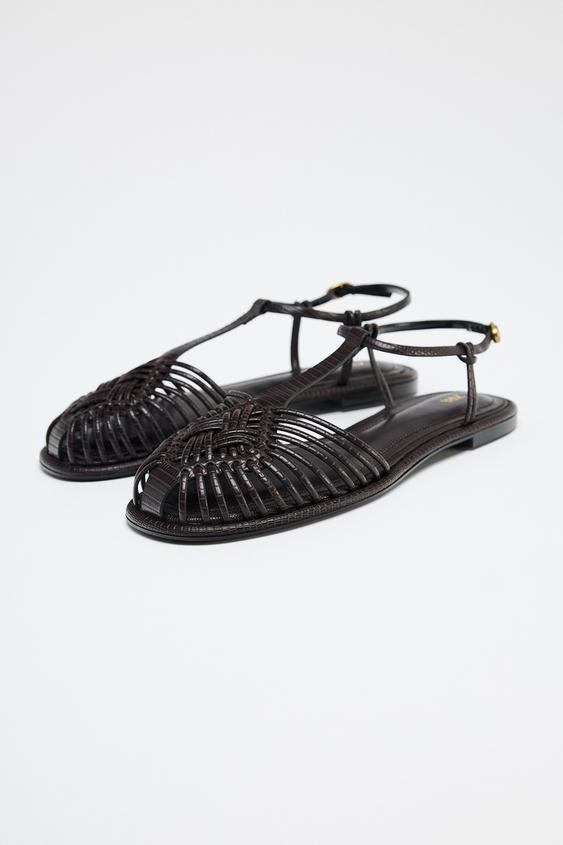 صندل زنانه زارا woven cage sandals