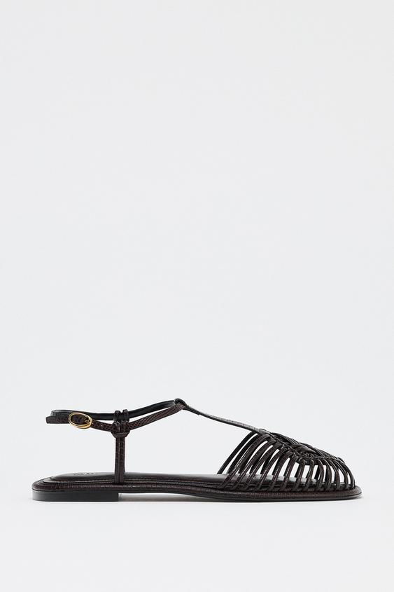 صندل زنانه زارا woven cage sandals