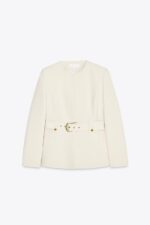 کت کمربند دار زنانه زارا BLAZER WITH WIDE BELT