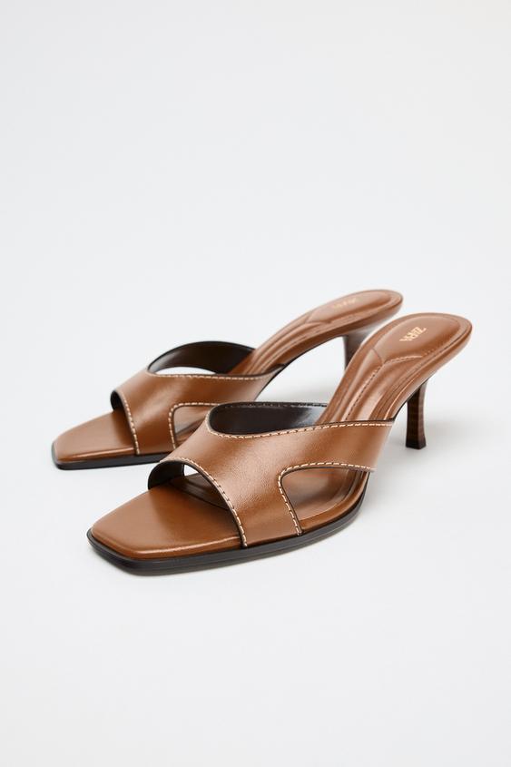 صندل پاشنه دار زنانه زارا HIGH-HEEL SANDALS