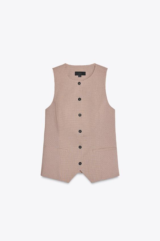 جلیقه زنانه زارا TAILORED WAISTCOAT