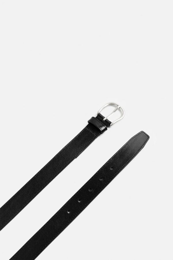 کمربند مردانه زارا NUBUCK LEATHER BELT