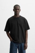 تیشرت مردانه زارا BASIC HEAVYWEIGHT T-SHIRT