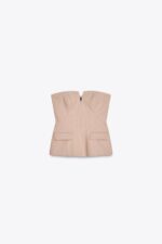 تاپ زنانه زارا STRAPLESS TOP