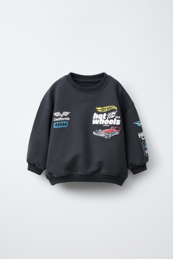 دورس پسرانه زارا HOT WHEELS MATTEL PATCH SWEATSHIRT