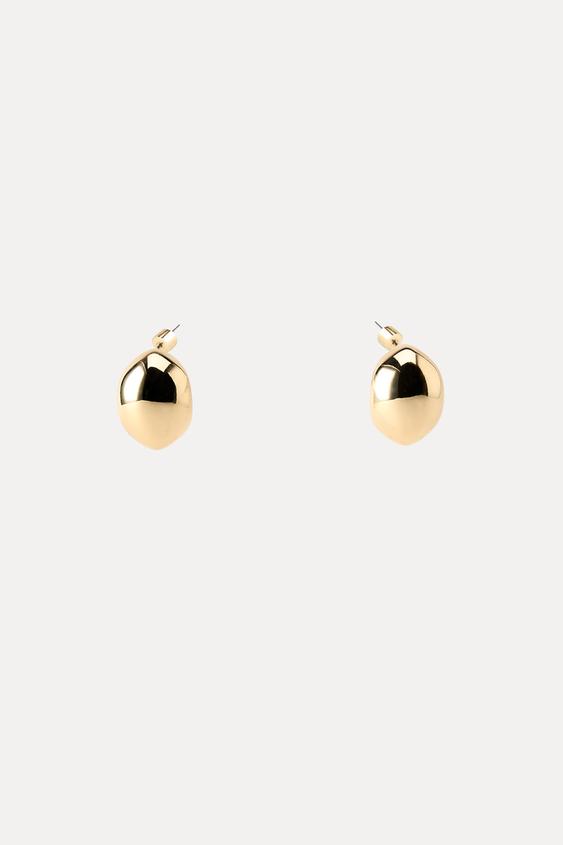 گلگوش زنانه زارا RAISED HOOP EARRINGS