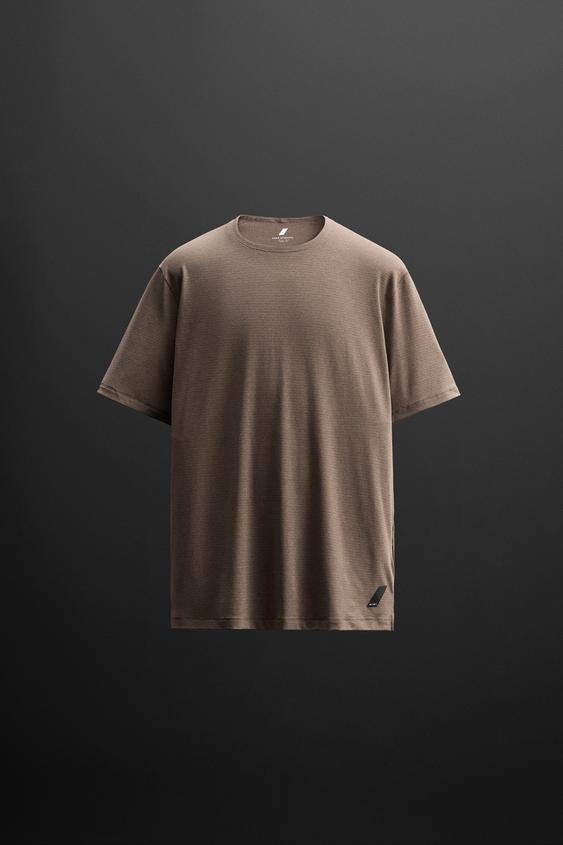 تیشرت ورزشی مردانه زارا textured training t-shirt