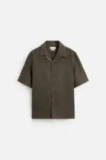 پیراهن آستین کوتاه مردانه زارا LINEN SHIRT