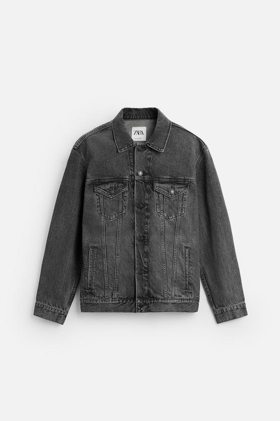 کت جین مردانه زارا BASIC DENIM JACKET